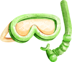 watercolor summer goggles png