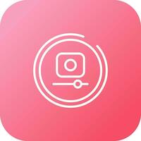 Video Record Button Vector Icon