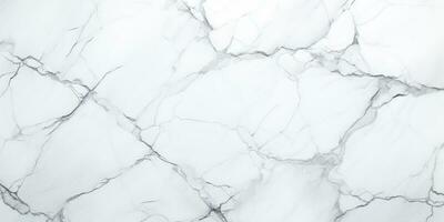 AI generated high resolution white Carrara marble stone texture. photo