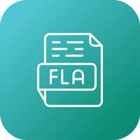 FLA Vector Icon