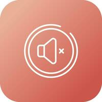 Mute Button Vector Icon