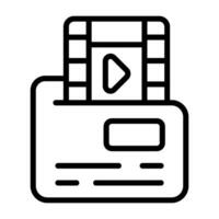 Footage Vector Icon