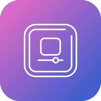 Video Stop Square Vector Icon