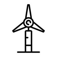 Windmill Vector Icon