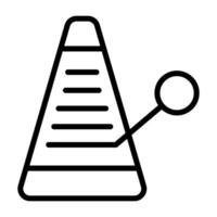 Metronome Vector Icon