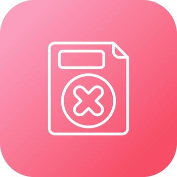 Eliminar botón vector icono