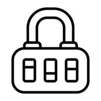 Security Lock Vector Icon