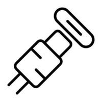 Usb Cable Vector Icon