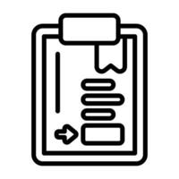 Clipboard Vector Icon