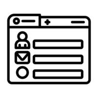 Signup Vector Icon