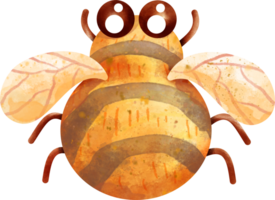 clipart abeille aquarelle png