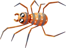 aguarela inseto aranha png