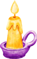 aguarela vela Magia png