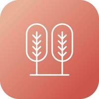 Birch tree Vector Icon