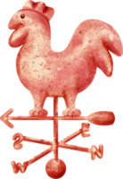 watercolor weather vane png