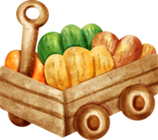 watercolor farm vegetable png