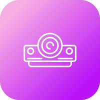 icono de vector de proyector