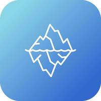 Glacier Vector Icon