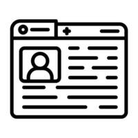 Profile Vector Icon