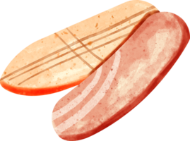 watercolor sea surfboard png