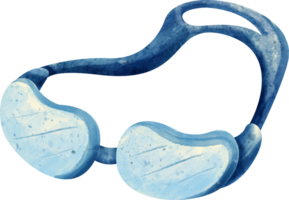 watercolor swimming goggles png