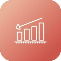 Chart Decreasing Vector Icon