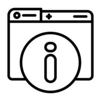 Information Symbol Vector Icon