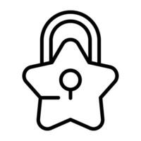 Padlock Vector Icon