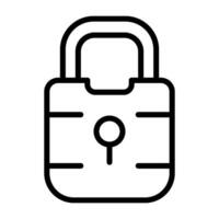 Padlock Vector Icon