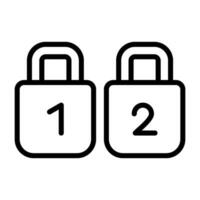 Padlocks Vector Icon