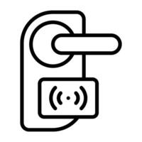 Key Card Vector Icon