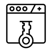 Web Browser Vector Icon