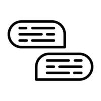 Speech Bubbles Vector Icon