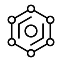 icono de vector hexagonal