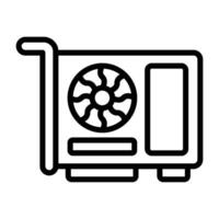 Graphic Card Vector Icon