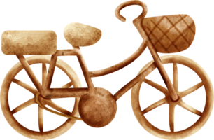 watercolor Bicycle clip art png