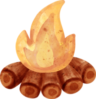 Aquarell Lagerfeuer Lagerfeuer png