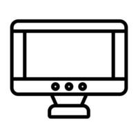 Monitor Vector Icon