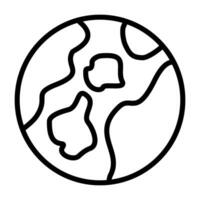 Earth Vector Icon