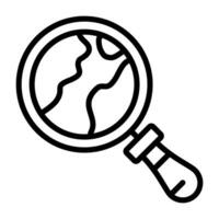 Magnifying Lens Vector Icon