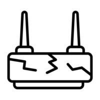 Router Device Vector Icon