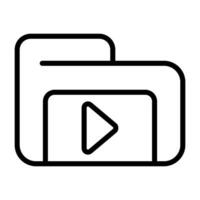 icono de vector de vídeo