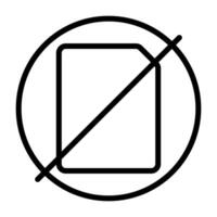 Paperless Vector Icon