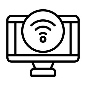 Computer Vector Icon