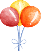 clipart ballon aquarelle png