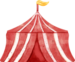 vattenfärg cirkus tält png