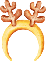 clipart de diadema de acuarela png