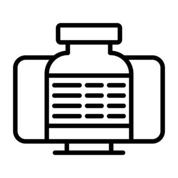icono de vector de computadora