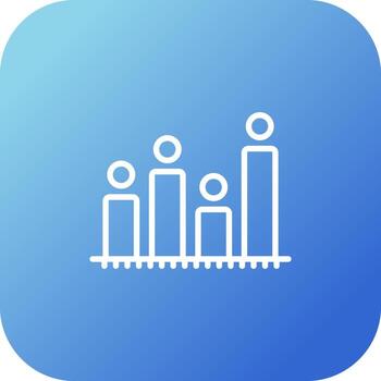 icono de vector de gráfico