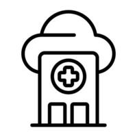 Hospital Vector Icon